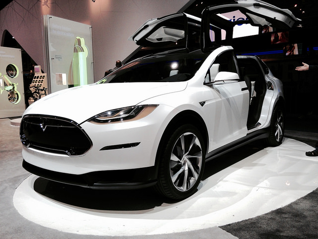 Tesla Model X front view