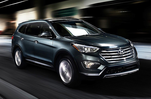 2015 Hyundai Santa Fe Black Wallpaper